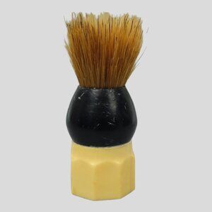 Stag Shaving Brush USA Sterilized Set In Rubber Model B1183 Vintage